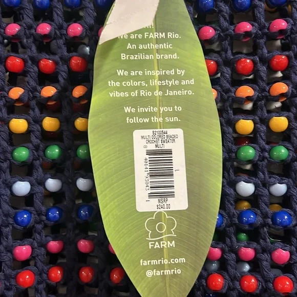 Farm rio beaded sweater - Picture 3 of 5